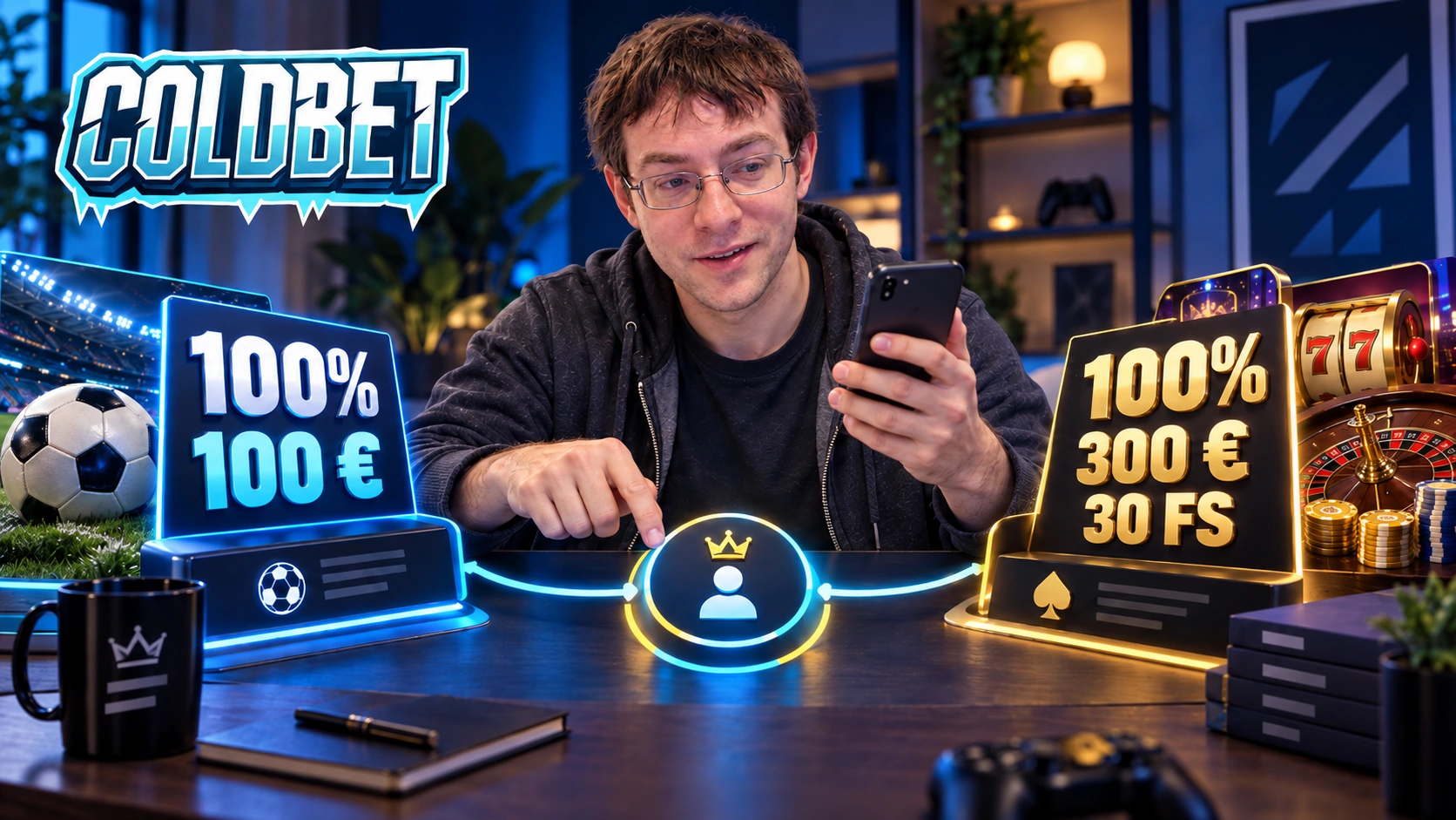Coldbet Bonus doppelte Willkommensaktivierung für Sport und Casino