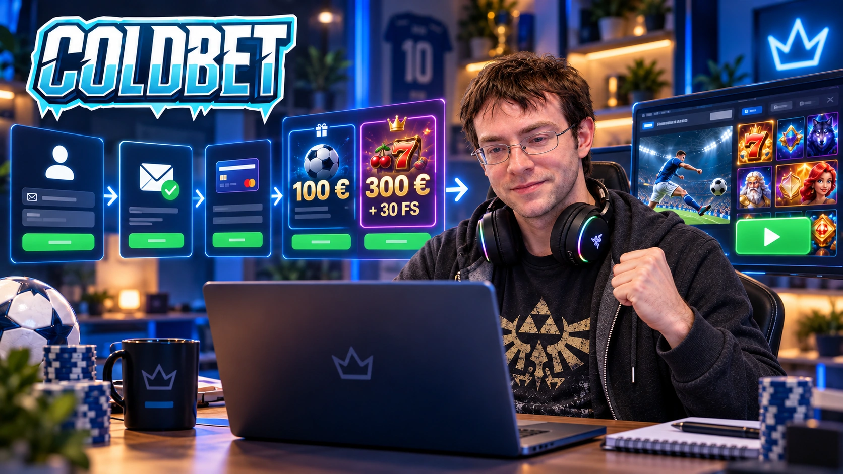 Coldbet Deutschland Willkommensbonus für Sport und Casino nach der Registrierung