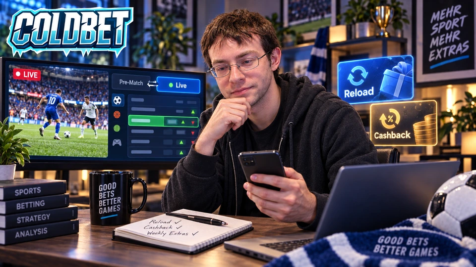Coldbet Sportwetten Live-Wetten und wöchentliche Reload-Extras